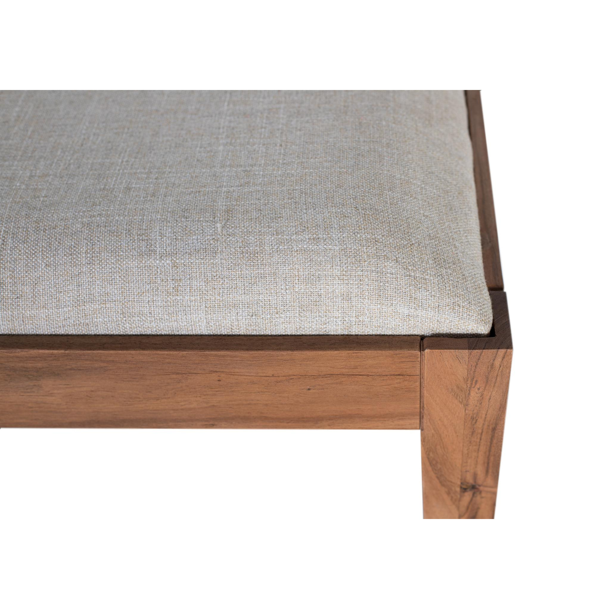 Banco de Madera de Acacia 180 Cm Estilo Rústico Artesanal