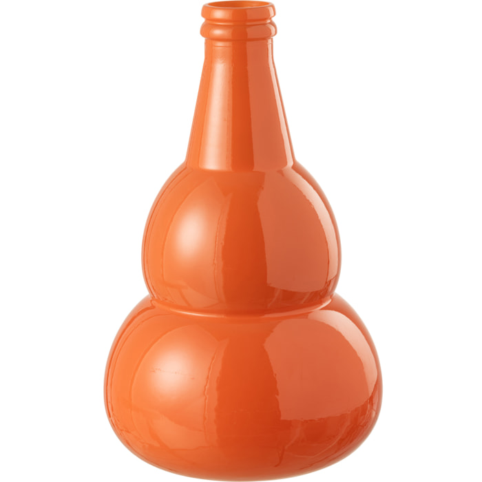 J-Line vase Cocoon - verre - orange - 45 cm de hauteur