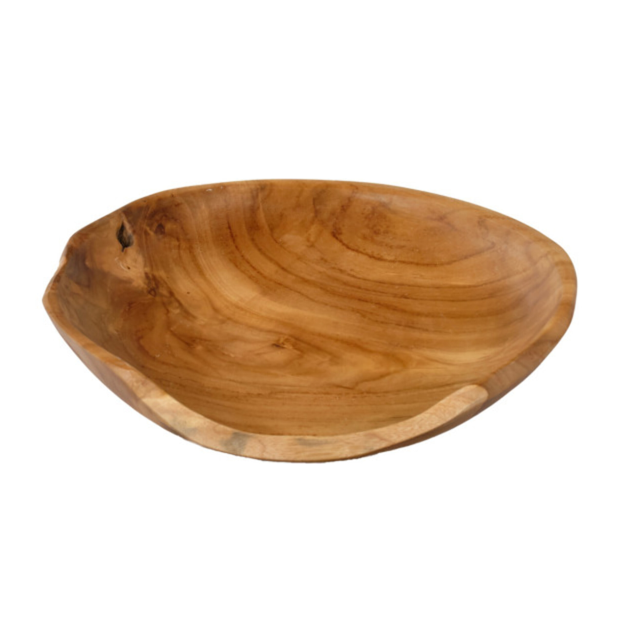Vide poche / Bol décoratif D. 31 cm en bois de teck - ARONA