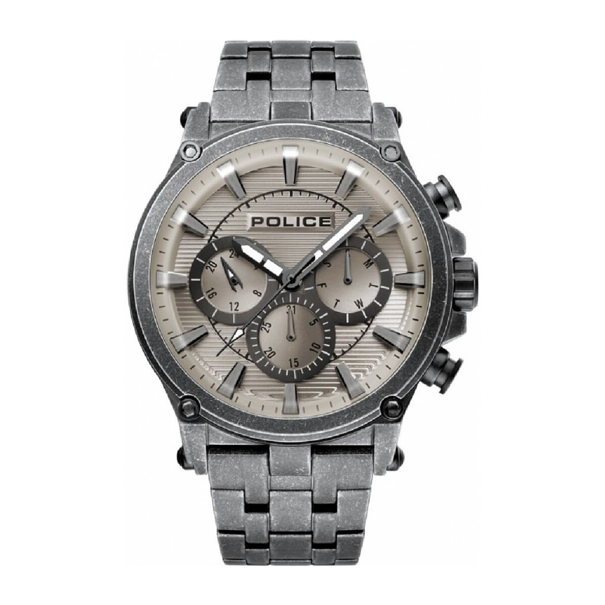 Reloj Police R1453321002 Hombre Analogico Cuarzo con Correa de Acero inoxidable