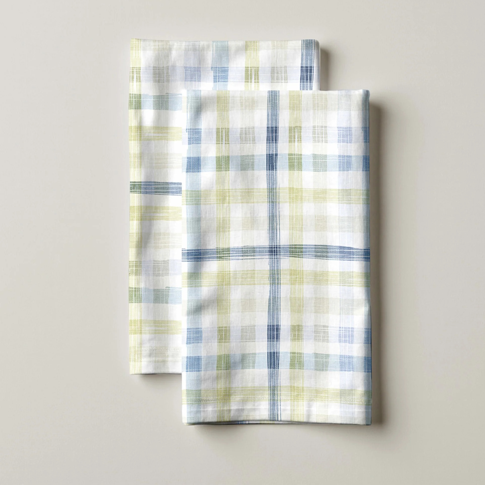 Lot de 2 torchons de cuisine 100% coton Agueda