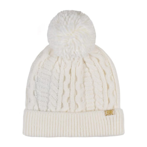 Gorro de invierno para mujer con pompón trenzado "Relaxed"