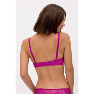 Reggiseno senza ferretto con imbottitura Rosa