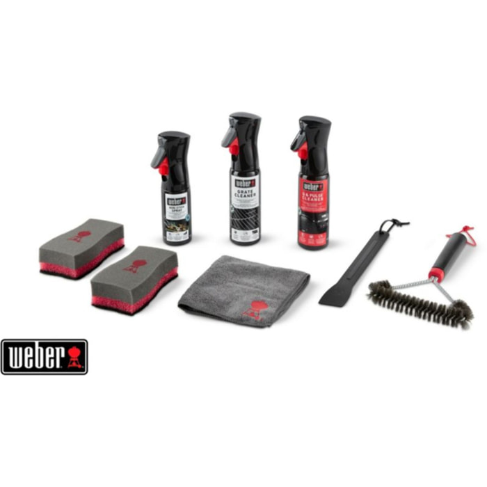 Nettoyant barbecue WEBER Kit de nettoyage bbq Q & Pulse