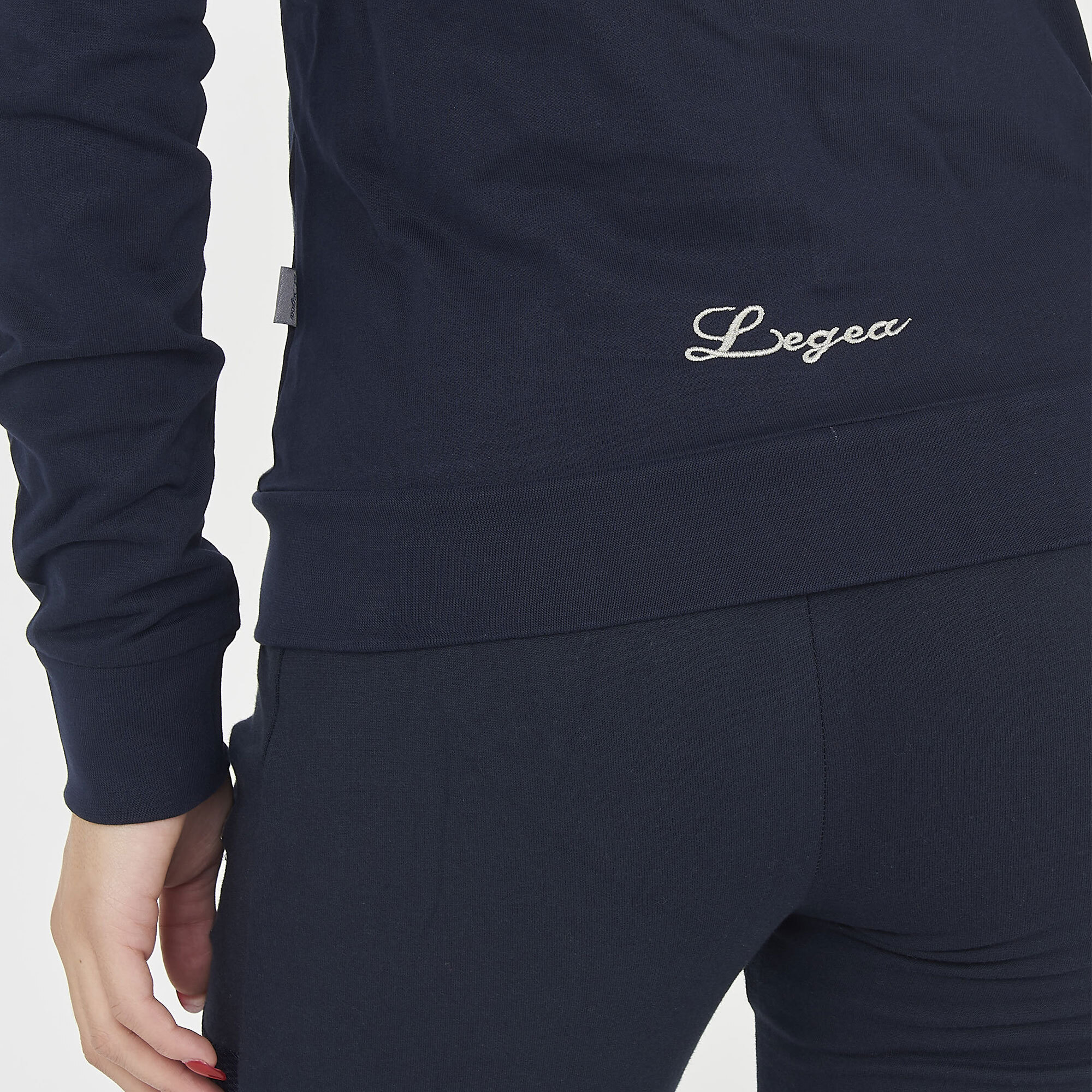 Felpa sportiva con zip DAIR blu