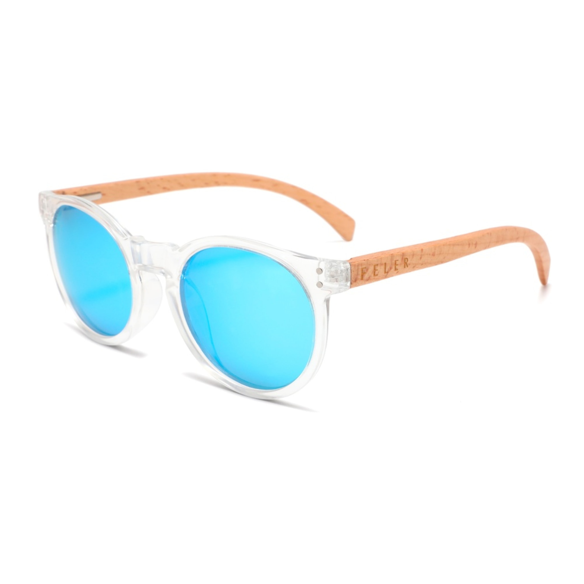Gafas de Sol Feler 1522M-4 Polarizadas de Madera Unisex 48 mm