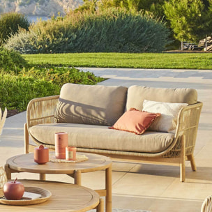 Canapé de jardin "Deona" 2 places en acacia