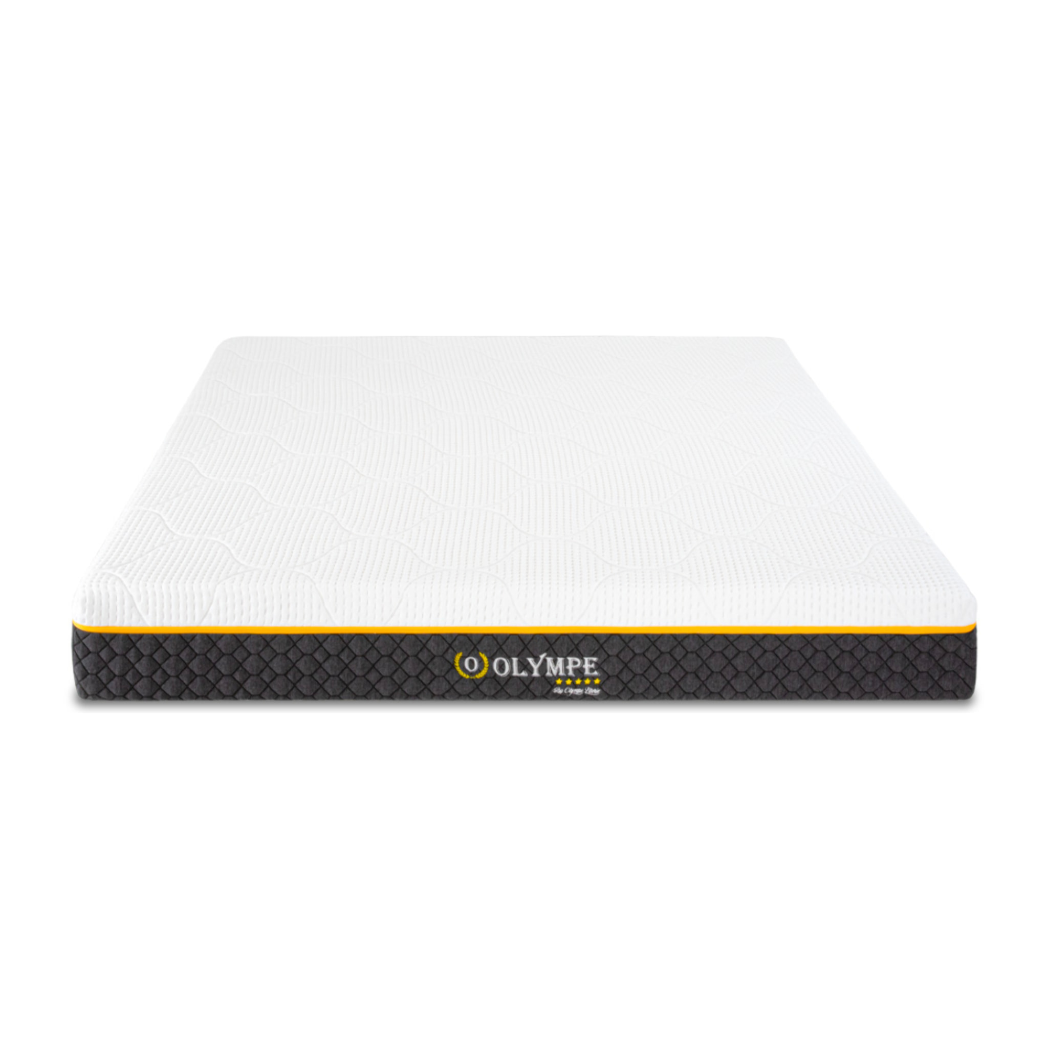 Matelas Olympe Mémoire de Forme, 21 cm, Soutien Ferme, Confort Ergonomique, Fabrication Française, Certifié CertiPUR & Oeko-Tex