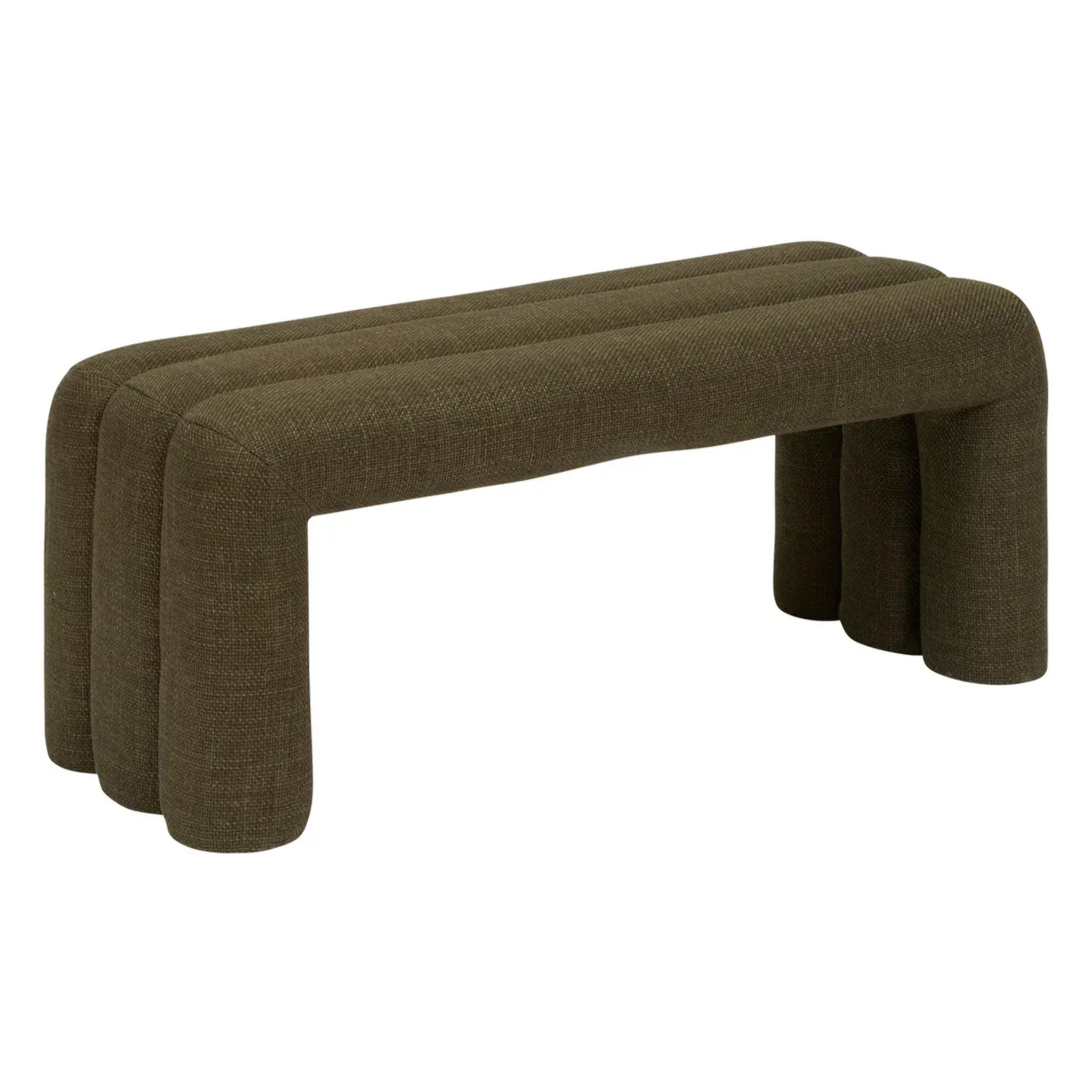 Banc Sisco vert Kaki 102x42cm