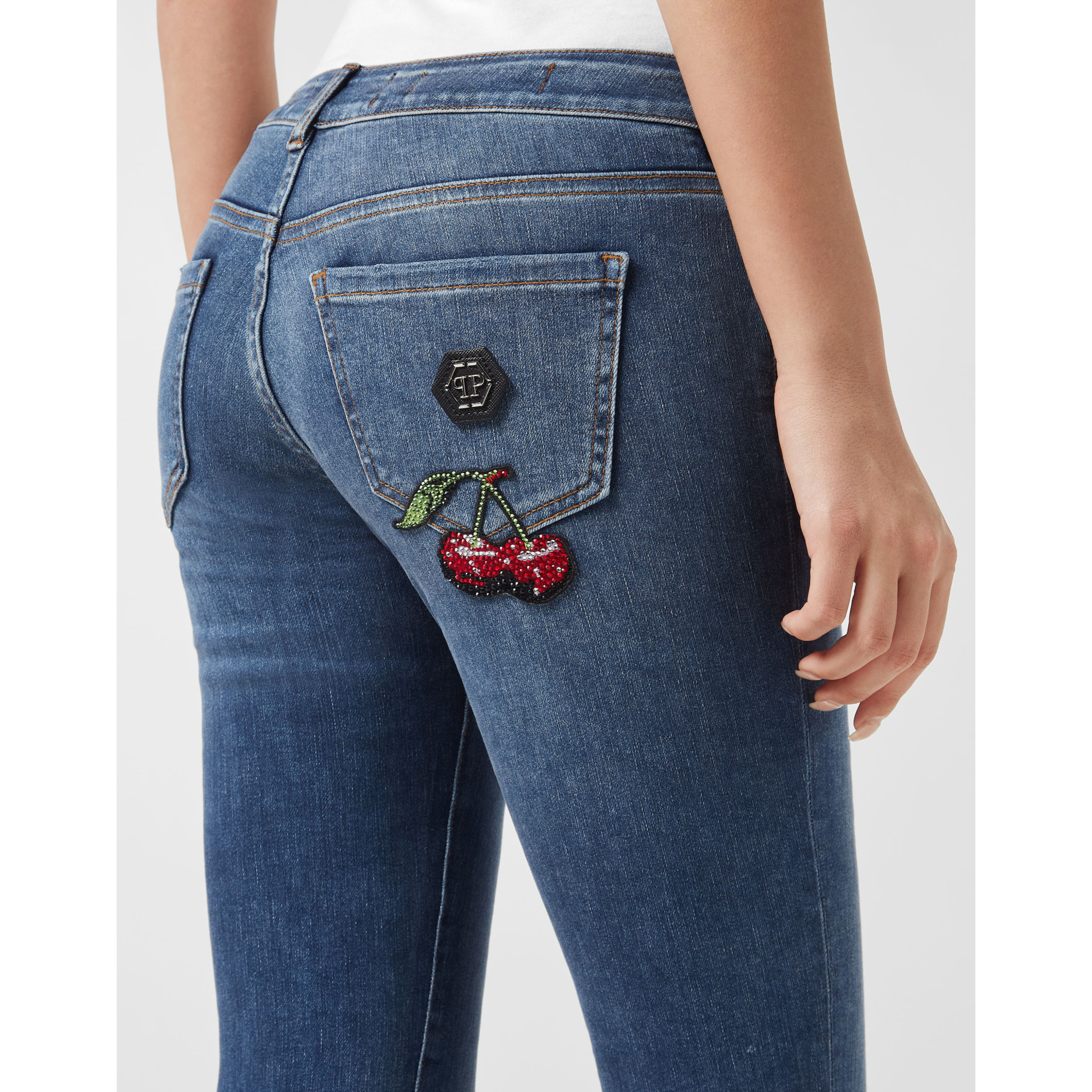 PHILIPP PLEIN Jeans Slim Fit CHERRIES