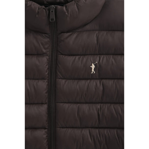 Chaqueta Chuck Embroidery chocolate oscuro con logo Rigby Go