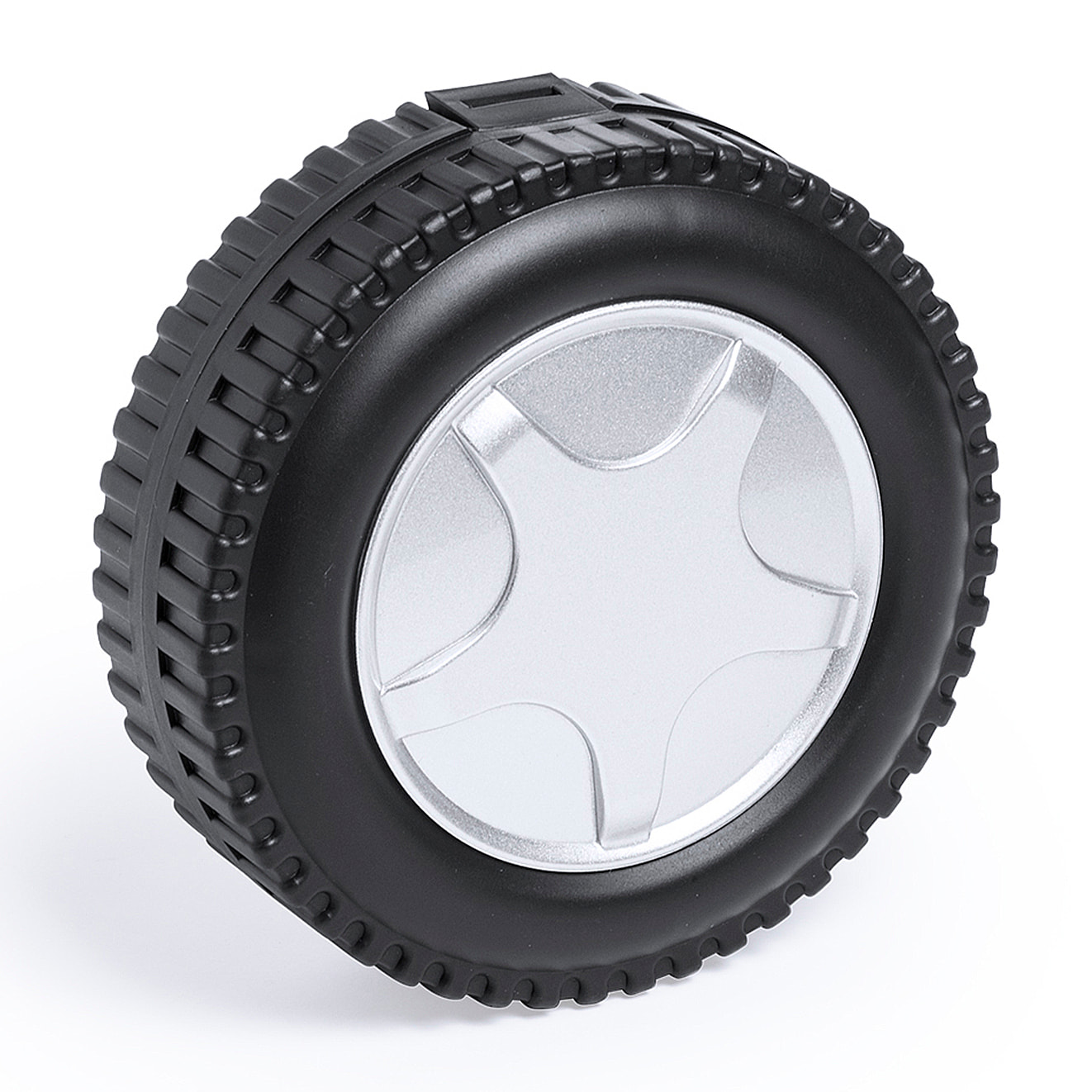 Set di attrezzi Wheels, con 20 accessori in un astuccio resistente con design a ruota.
