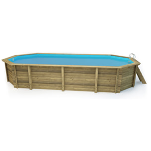 Piscine bois " Sevilla 145 " - 8.57 x 4.57 x 1.45 m
