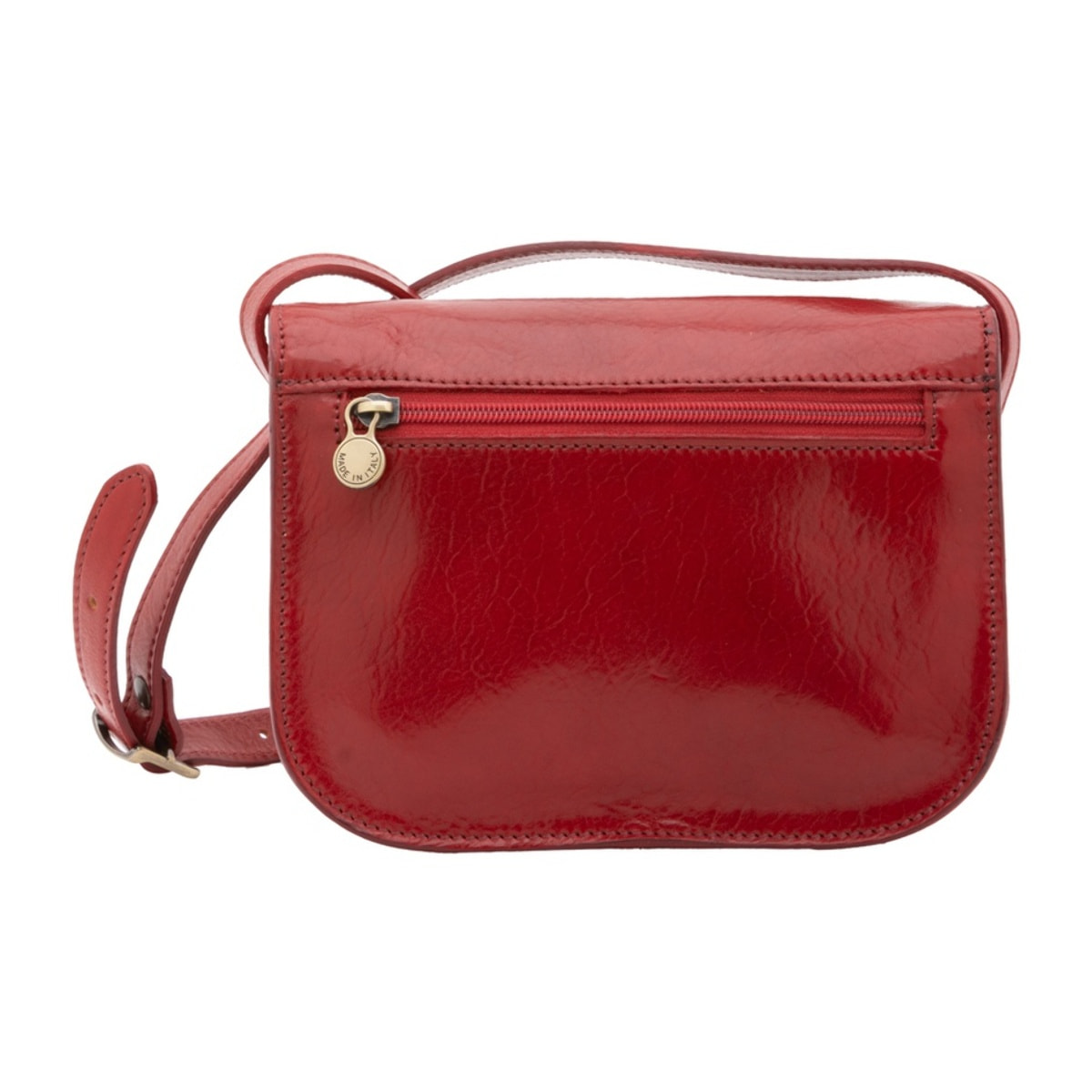 Borsa a tracolla da donna - Modello False - 100% pelle - 22.0 x 16.0 x 9.5 cm