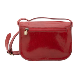 Borsa a tracolla da donna - Modello False - 100% pelle - 22.0 x 16.0 x 9.5 cm