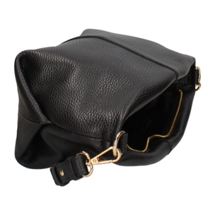 Borsa a spalla da donna In Vera pelle Made in Italy 30x15x12 cm