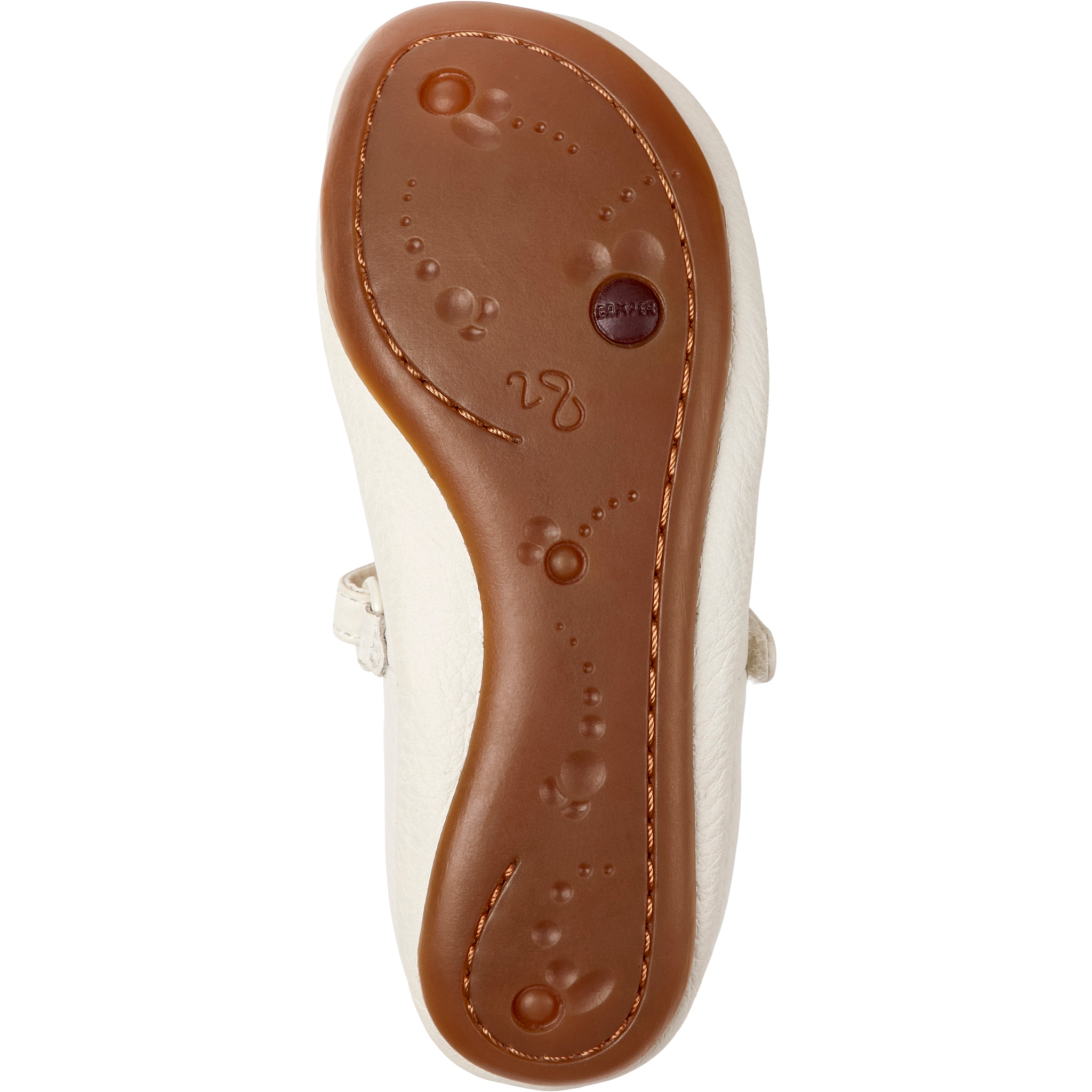 Bailarinas - CAMPER Right Twins - Blanco - Cuero liso