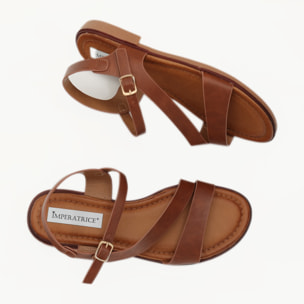 Sandali bassi in simil pelle