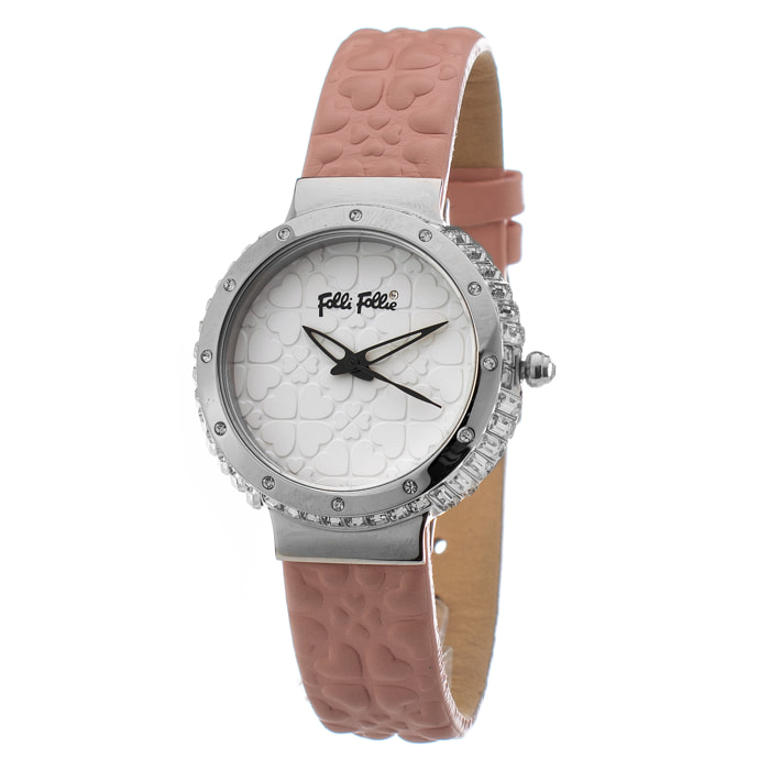 Reloj Folli Follie WF13A032SPRDF Mujer Analogico Cuarzo con Correa de Cuero