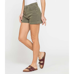 SHORT IN BULL DENIM STRETCH