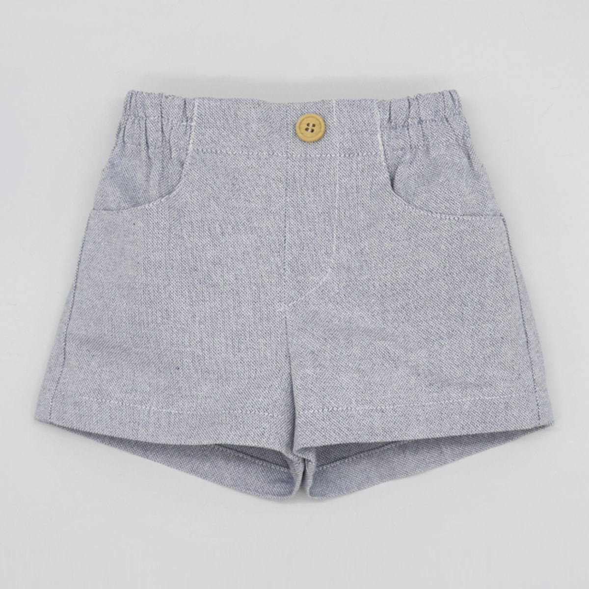 BERMUDA LONETA TEXTURA AZUL