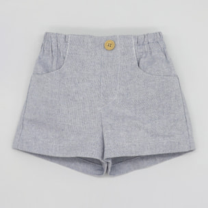 BERMUDA LONETA TEXTURA AZUL