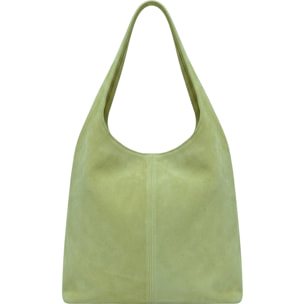 Borsa a mano da donna Made in Italy - Modello Valeria Chic - 100% pelle - 40.0 x 35.0 x 15.0 cm