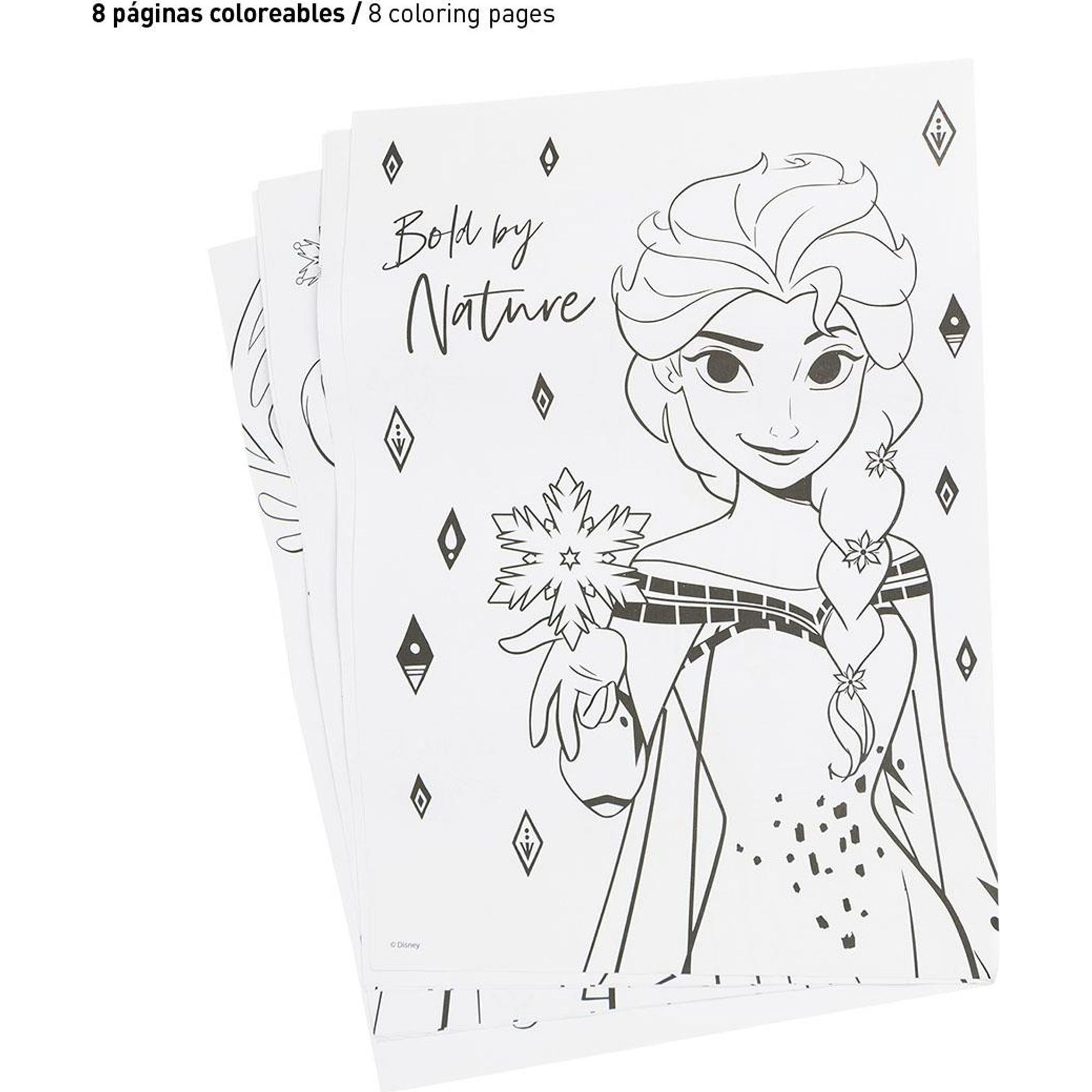 Set Papelería Coloreable Frozen