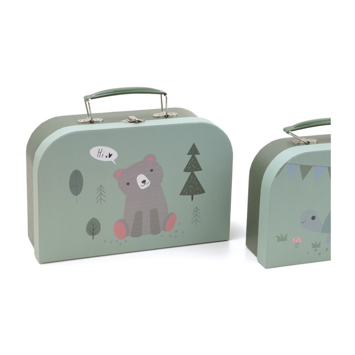 2 DECORATIVE SUITCASES - RECUERDO PARA EL BEBÉ