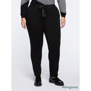 Fiorella Rubino - Pantalones joggers de ECOVERO™ - Negro