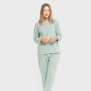 Pijama canale Raya Ancha lisa mujer