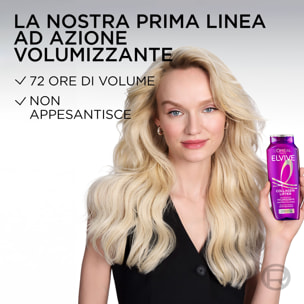 Shampoo Volumizzante Elvive Collagen Lifter per Capelli Piatti con Peptidi di Collagene 300ml