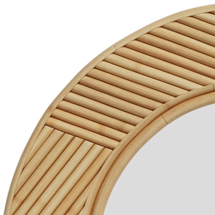 Miroir rond en rotin naturel D40,5 cm - Lapta