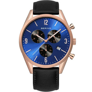 Reloj Bering 10542-567 Hombre Analogico Cuarzo con Correa de Cuero