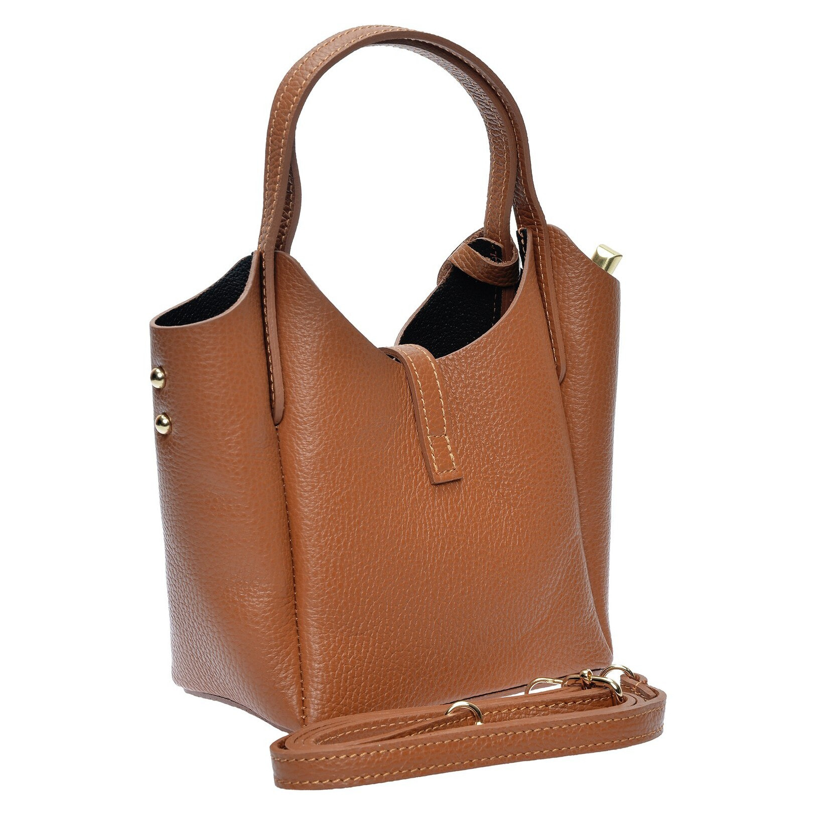 Borsa a mano Anna Luchini Cammello