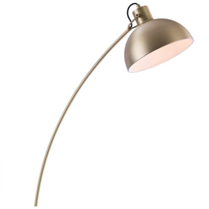 Lampadaire en métal couleur laiton - Jersey