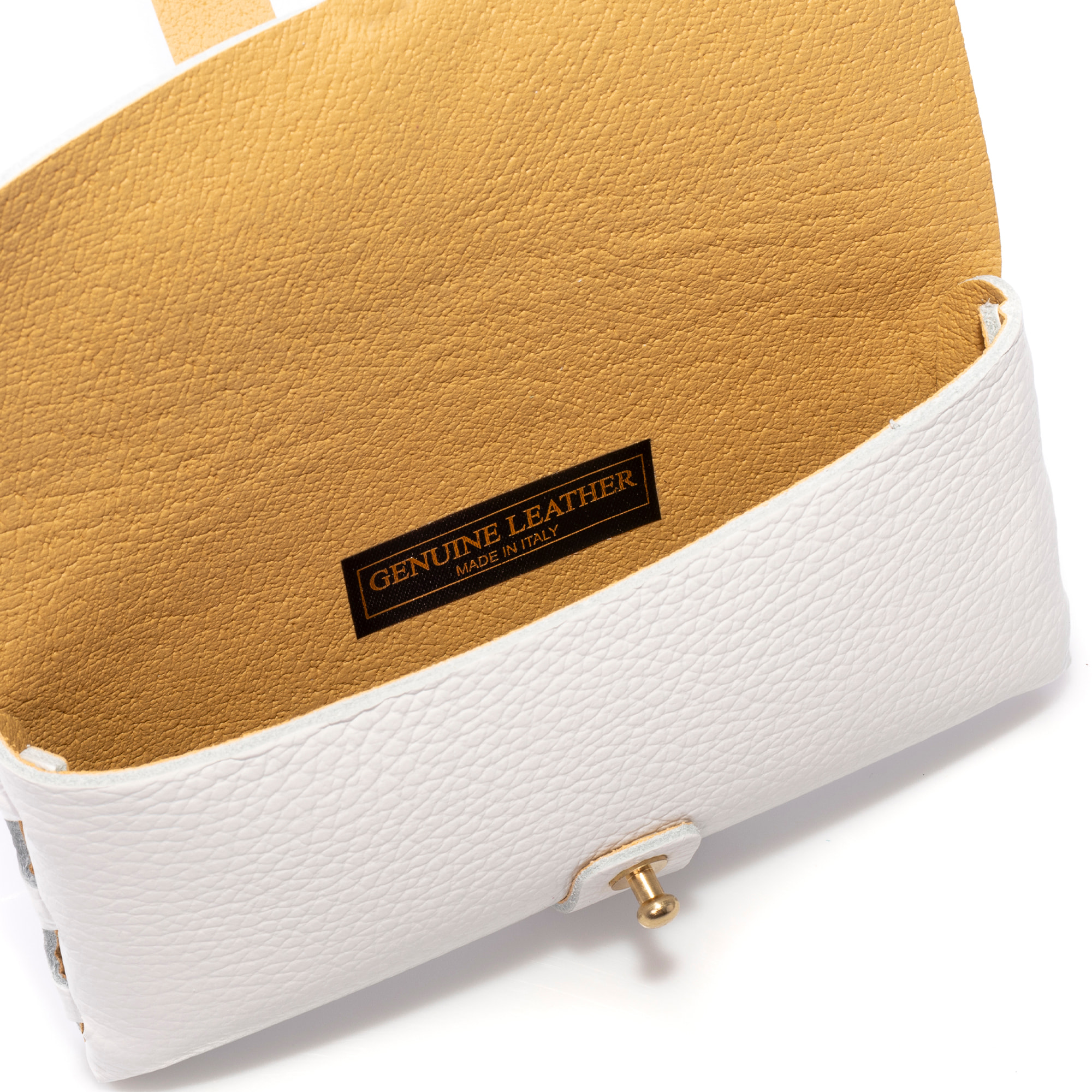 Argelato mini bolso de mano / cartera mujer. Piel auténtica Dollaro.