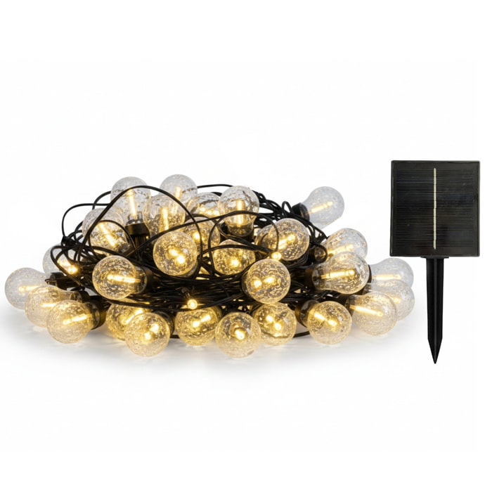 Guirlande solaire BUBBLE 25 LED 20M
