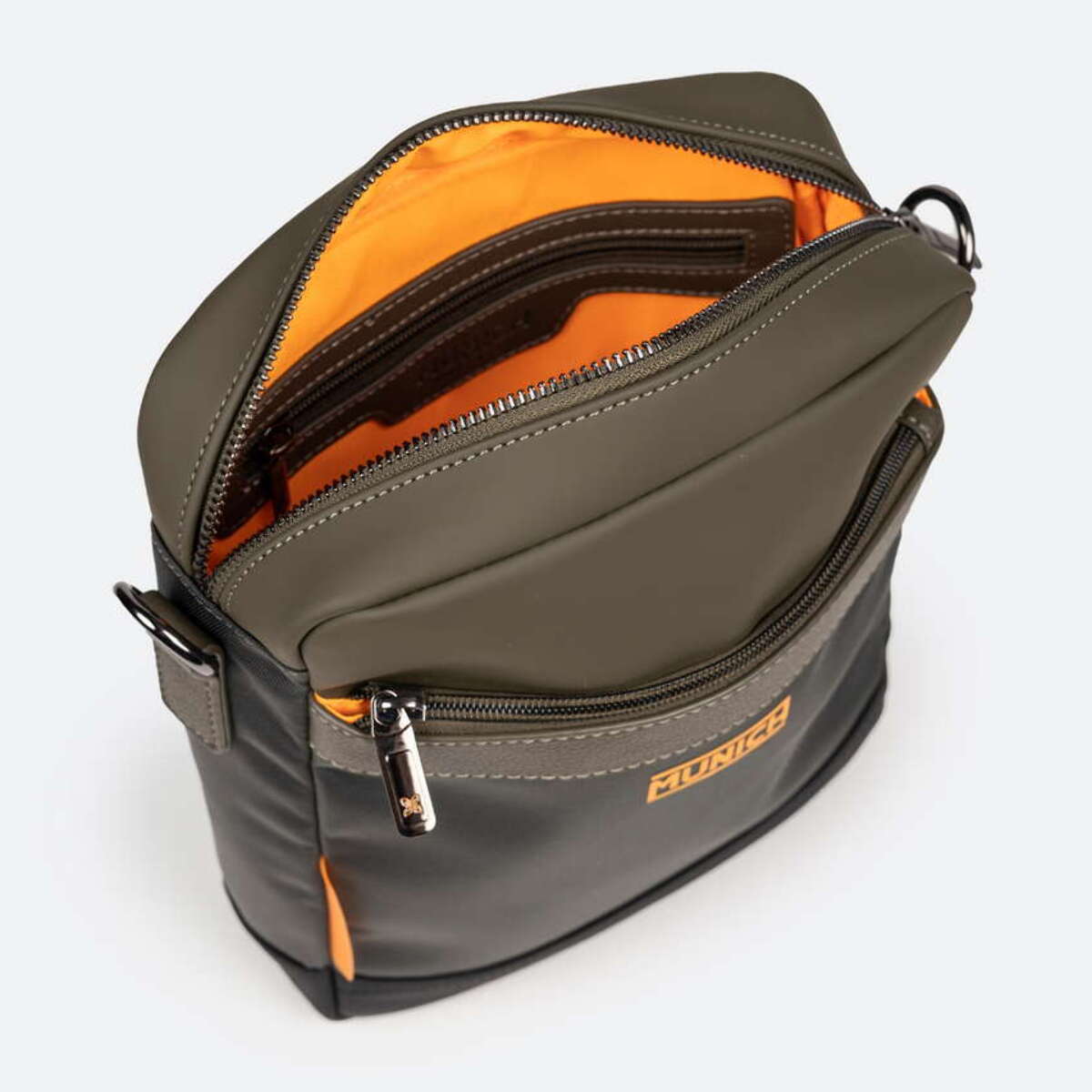 Bandolera Kaki de Alta Resistencia con Bolsillo Frontal JUNGLE CROSSBODY