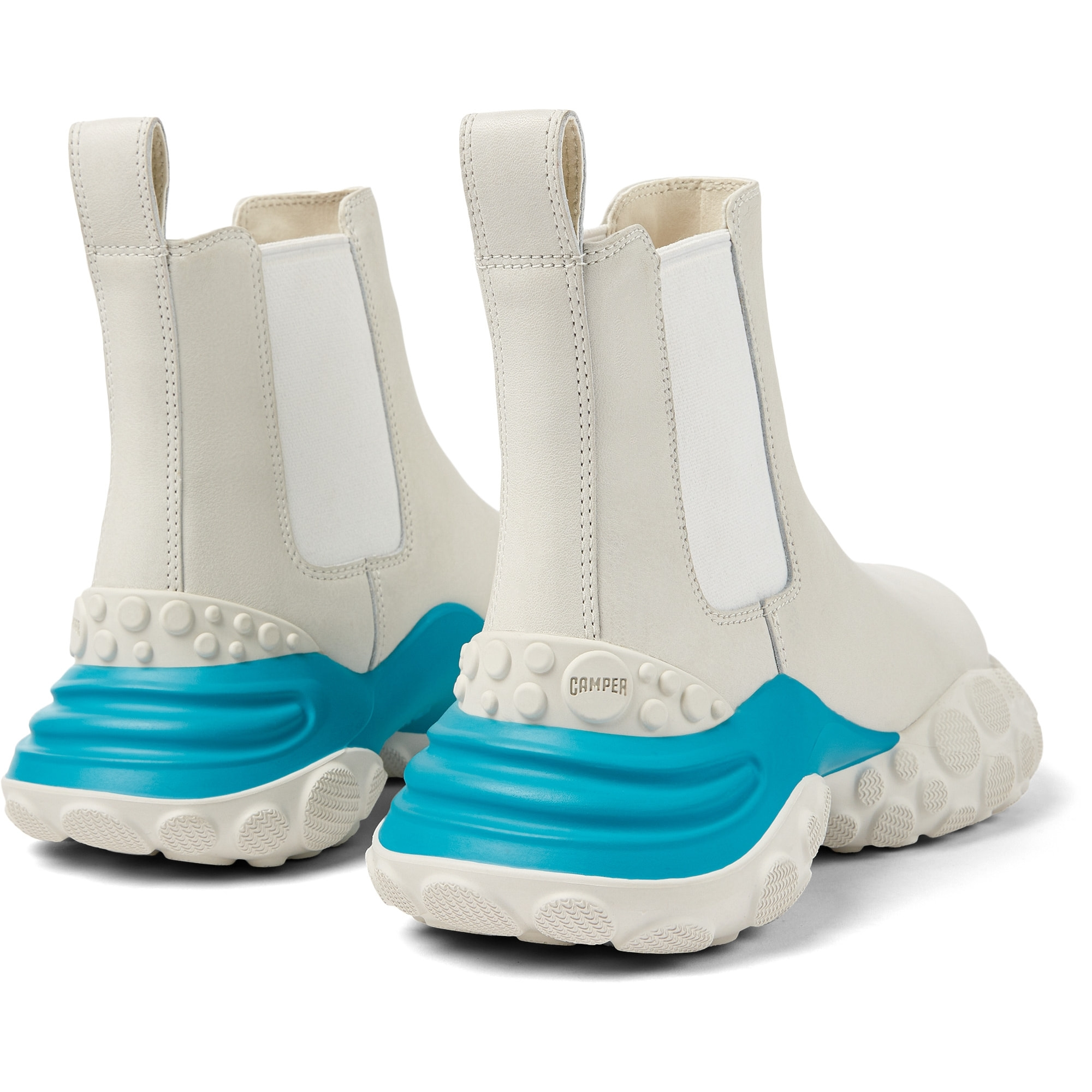 Botines - CAMPER Pelotas Mars - Blanco - Cuero liso