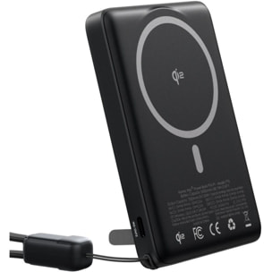 Batterie externe INIU 10000 mAh MagPro slim noir