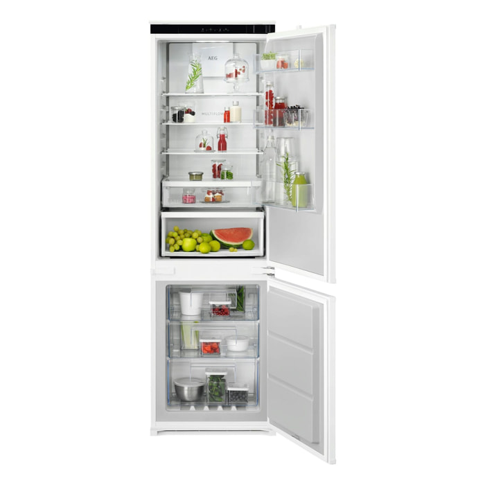 AEG - Frigocongelatore da incasso TwinTech Total No Frost - Classe D - bianco - 177,2x54,6x54,9 cm