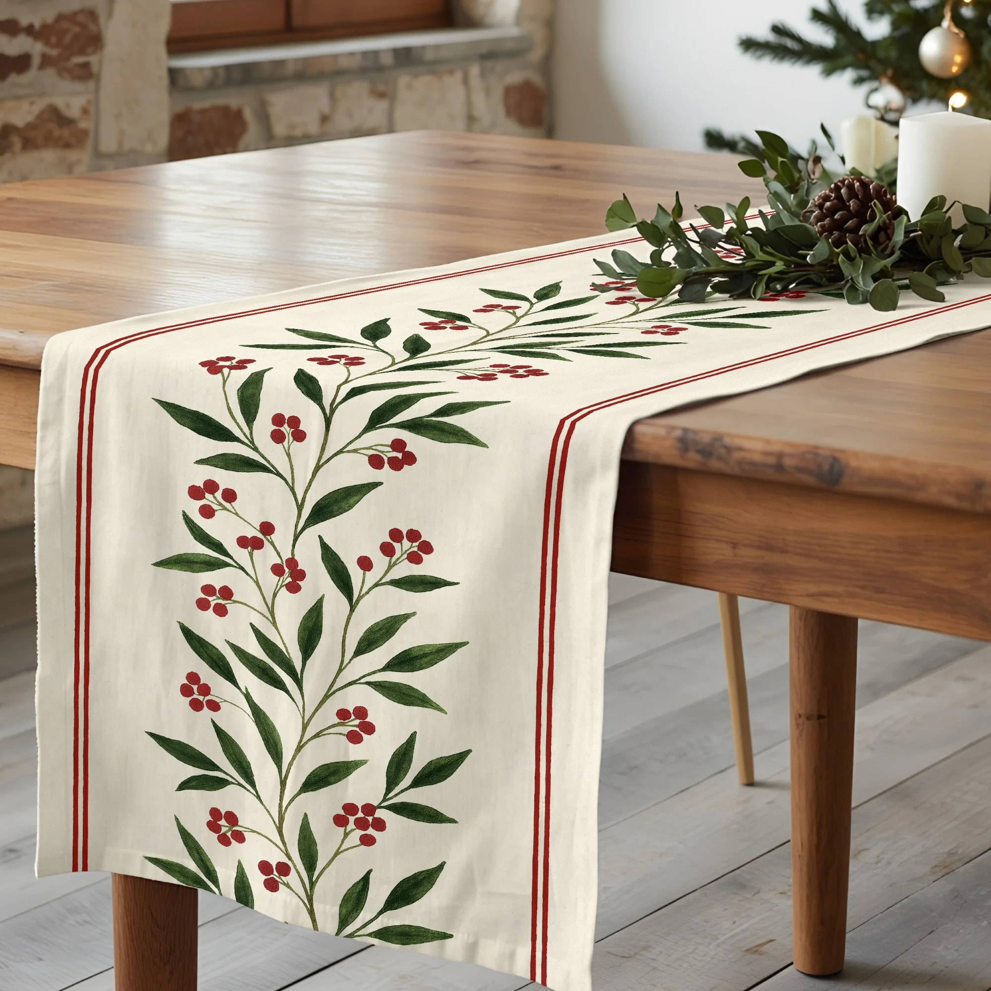 Chemin de table Christmas Wish 8 1225