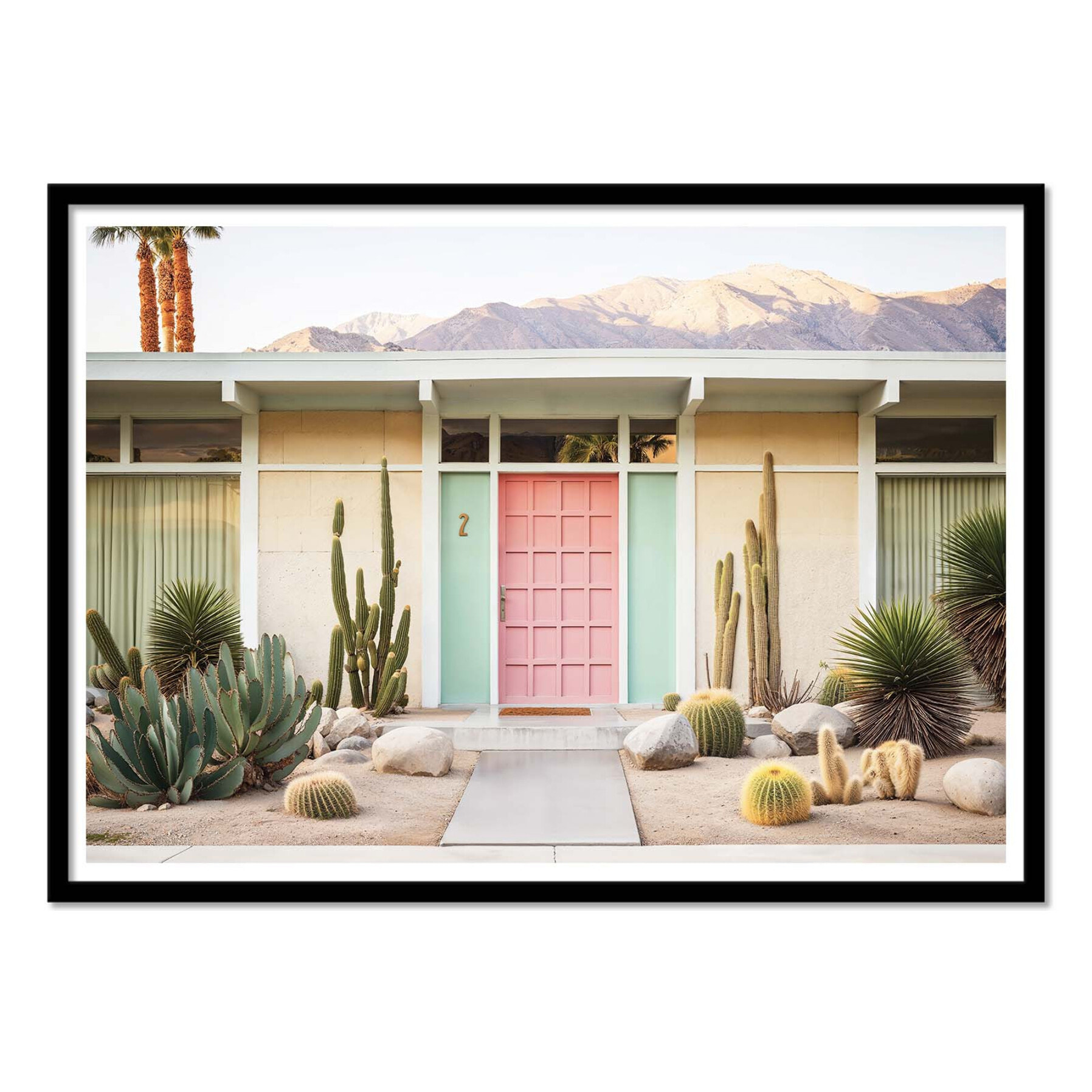 Affiche - Palm Springs Mid-century - Philippe Hugonnard