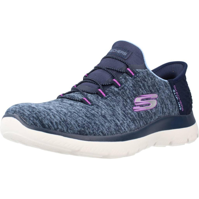 Sneakers De  Mujer Slip-ins: Summits- Dazzling Haze Azul