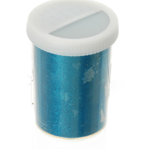 Glitter In Barattolo, 100 Gr - Pezzi 1 - 4,5X8,5X4,5cm - Colore: blu - Bianchi Dino