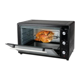 Horno de sobremesa JATA HN966 de 66 litros. 4 funciones: rotisserie, horno, grill y convección