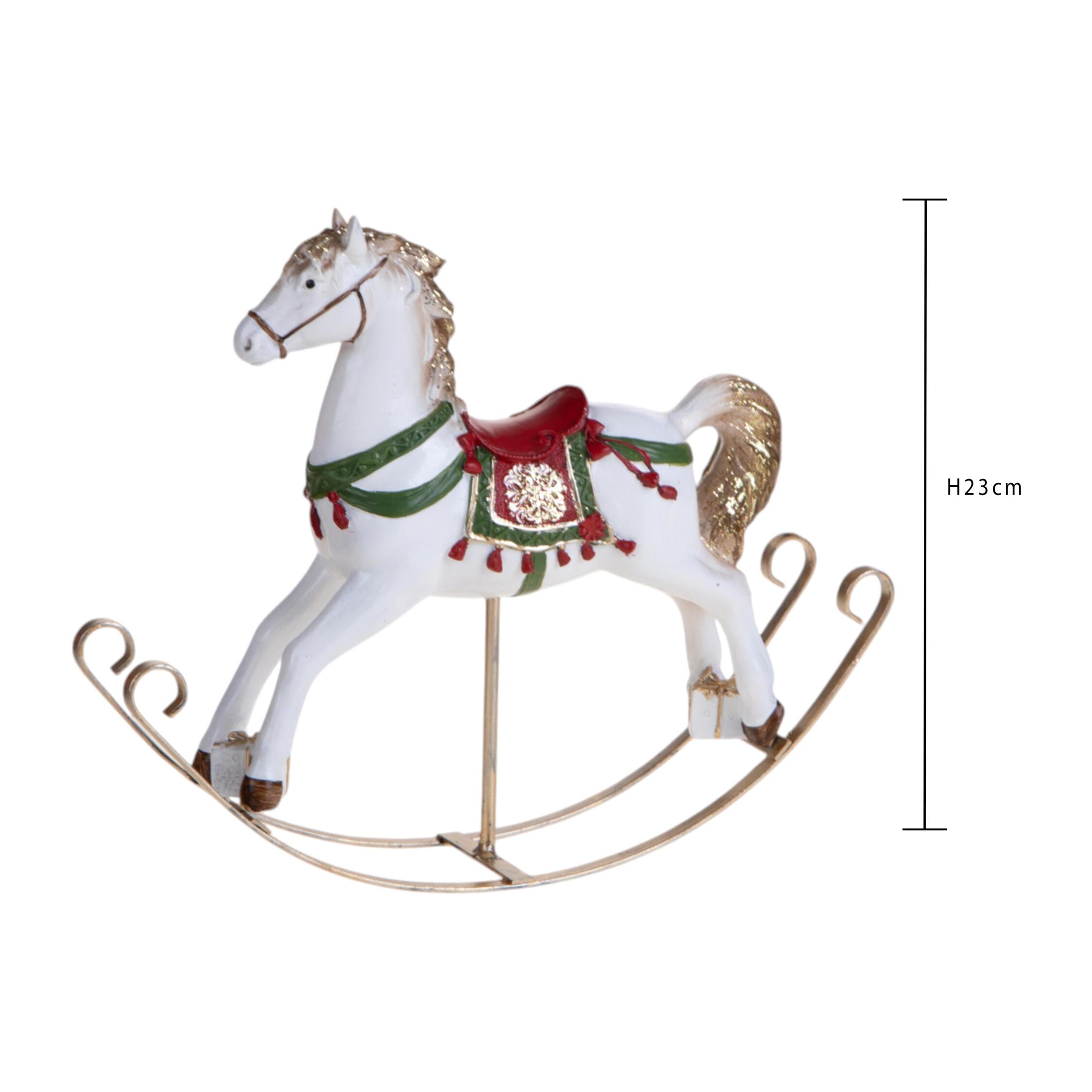 Cavallo a dondolo - Pezzi 2 - 25xH23x7cm - Bianchi Dino SpA