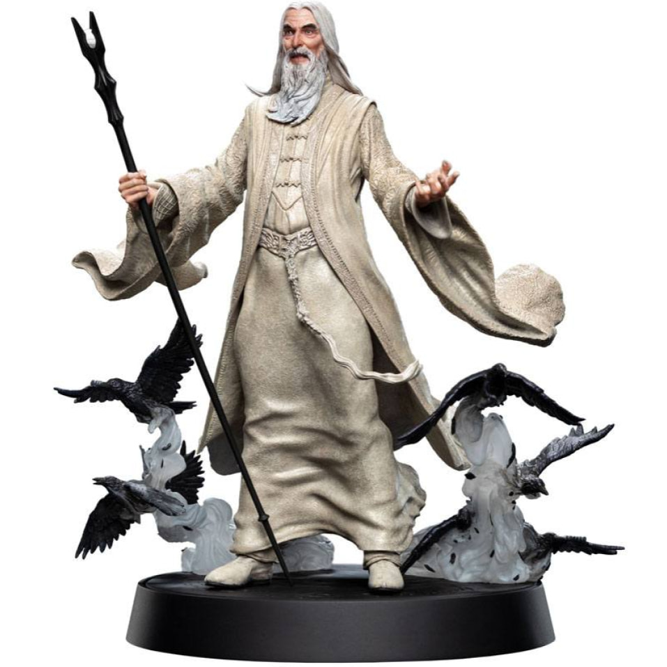 The Il Signore Degli Anelli Figures Of Fandom Pvc Statua Saruman The White 26 Cm Weta Workshop