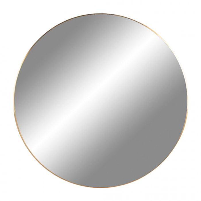 Jersey - Miroir rond en métal ø60cm : Couleur - Laiton.